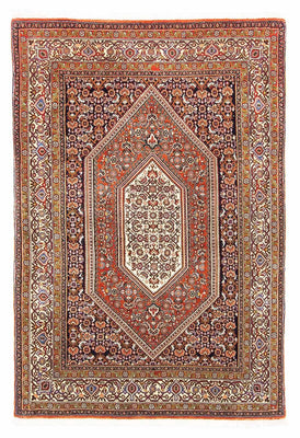 Tapis persan - Bidjar - 153 x 108 cm - rouge clair