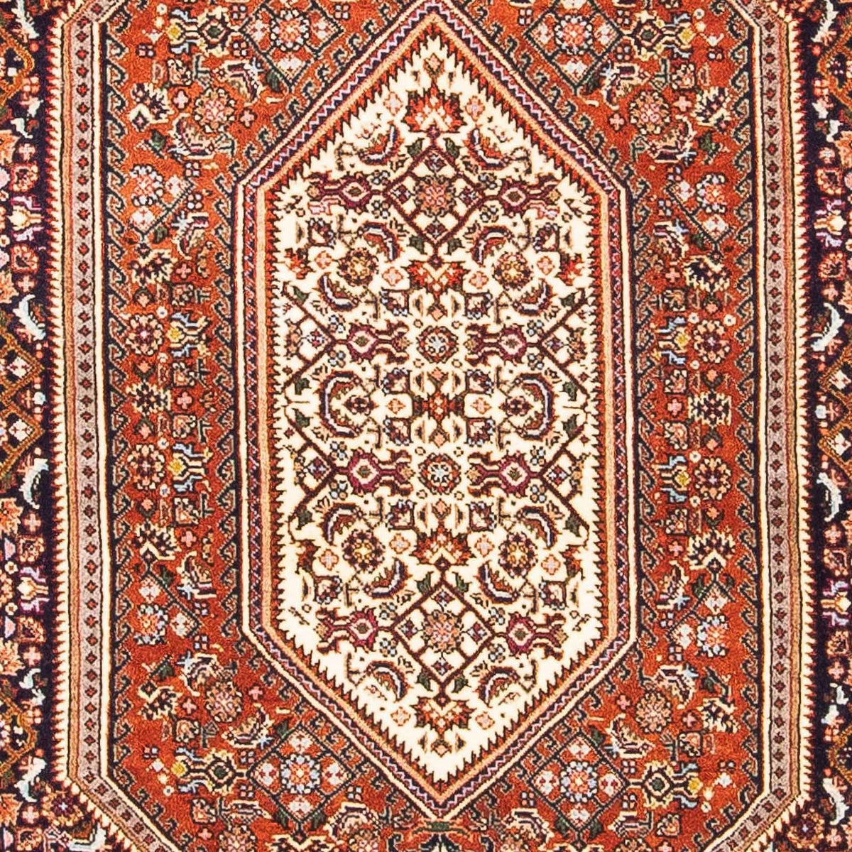Tapis persan - Bidjar - 153 x 108 cm - rouge clair