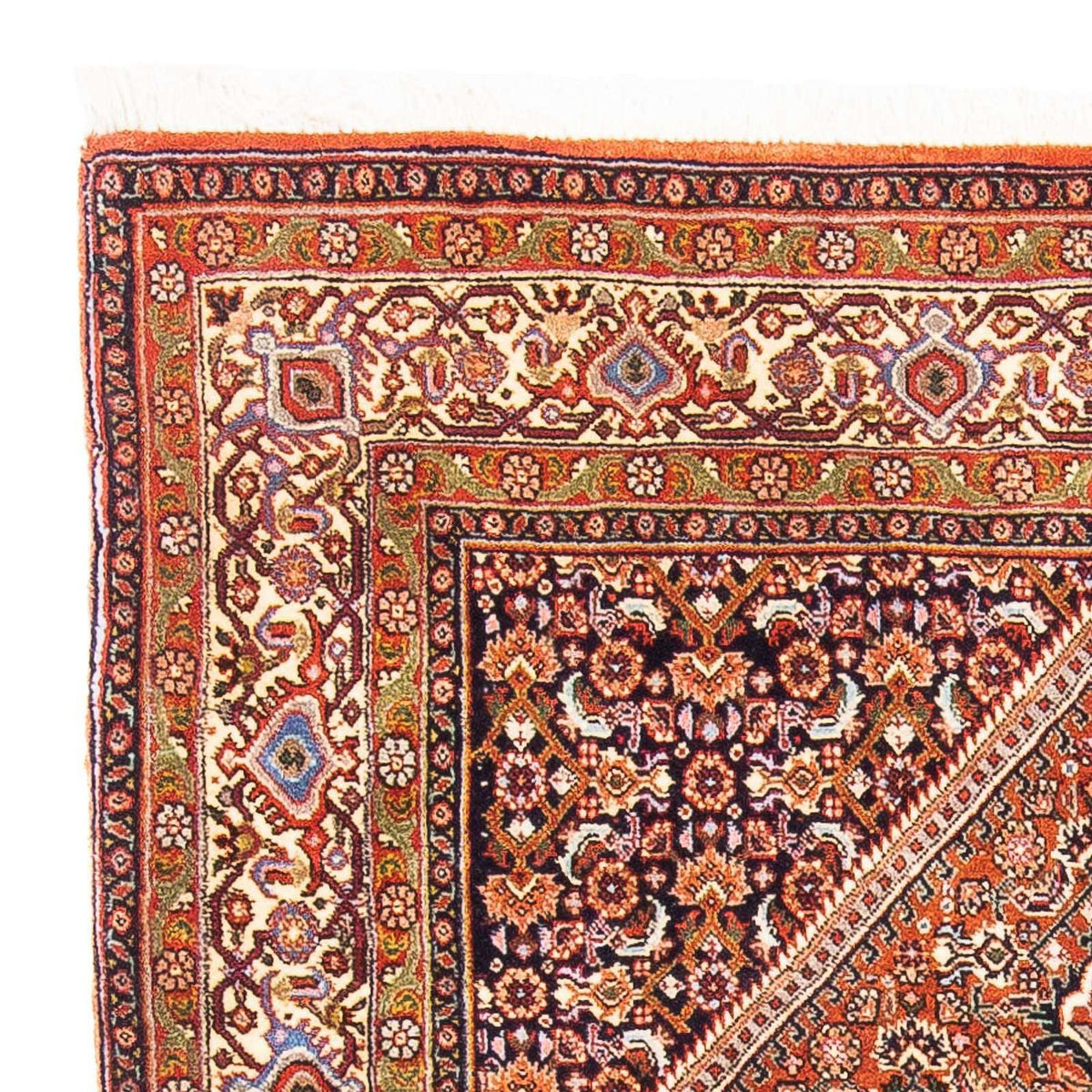 Tapis persan - Bidjar - 153 x 108 cm - rouge clair