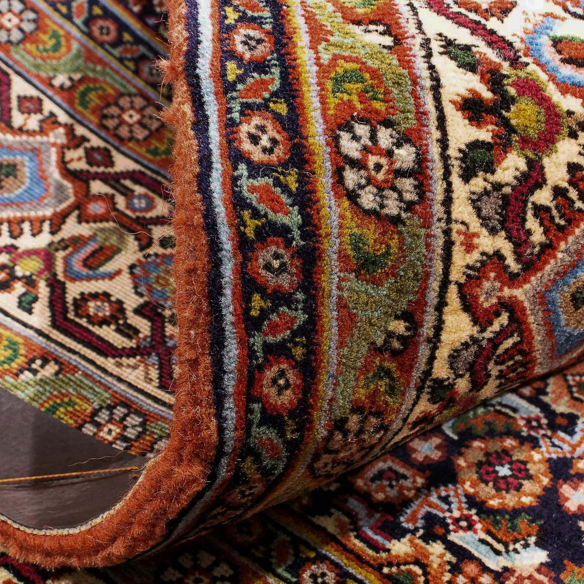 Tapis persan - Bidjar - 153 x 108 cm - rouge clair