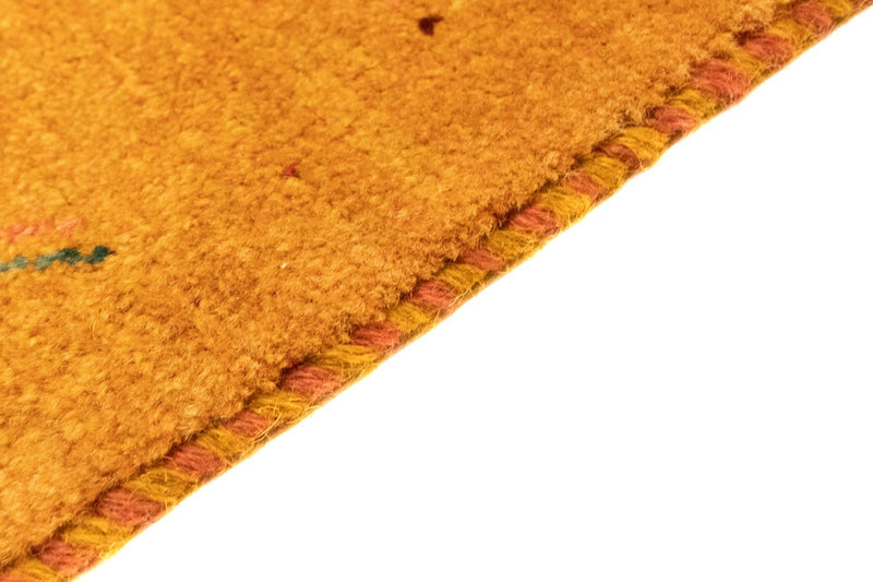 Tapis Gabbeh - Persan - 130 x 81 cm - or