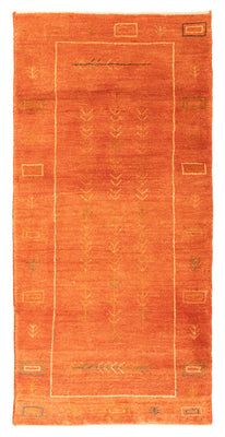 Tapis Gabbeh - Persan - 146 x 68 cm - rouille