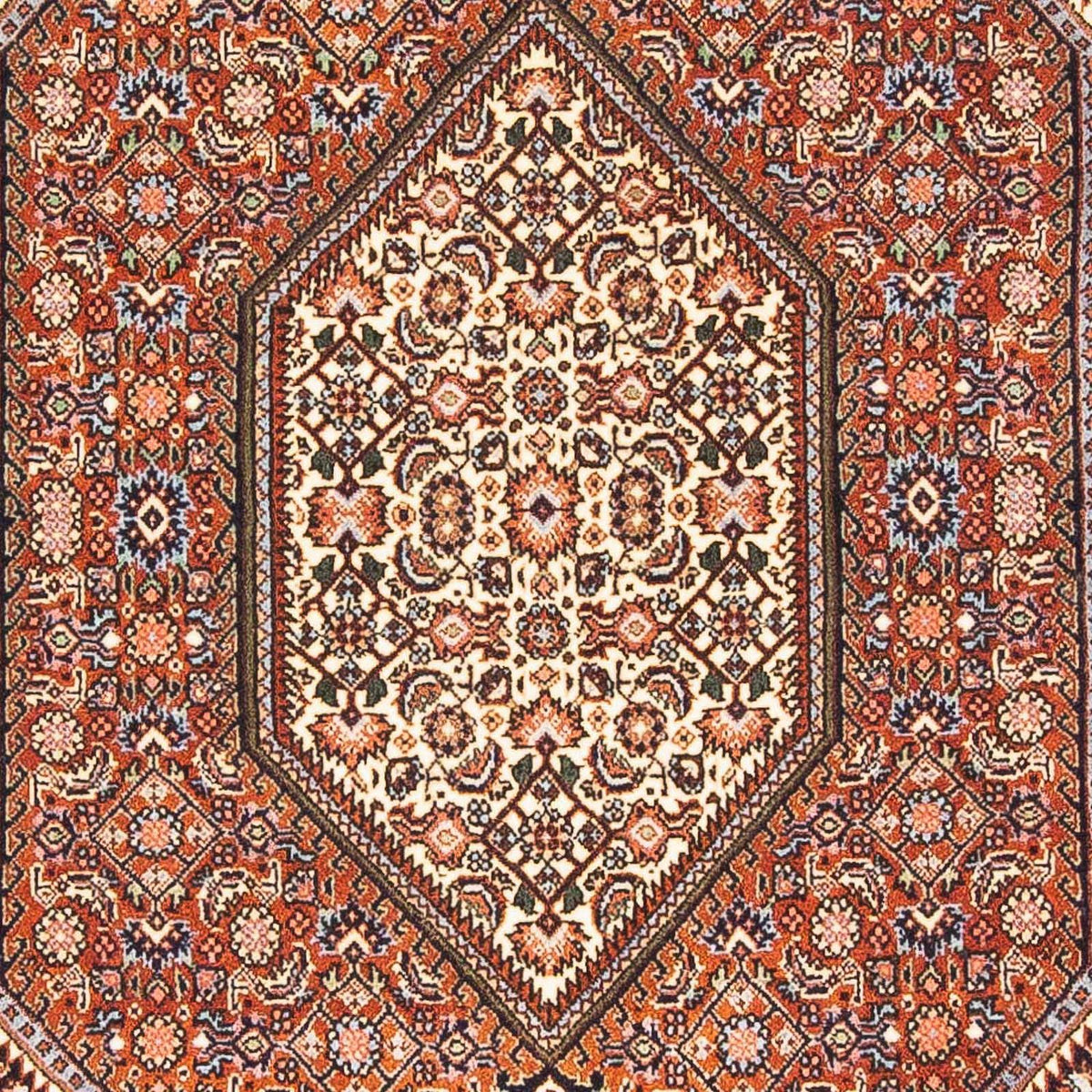 Tapis persan - Bidjar - 150 x 108 cm - rouge