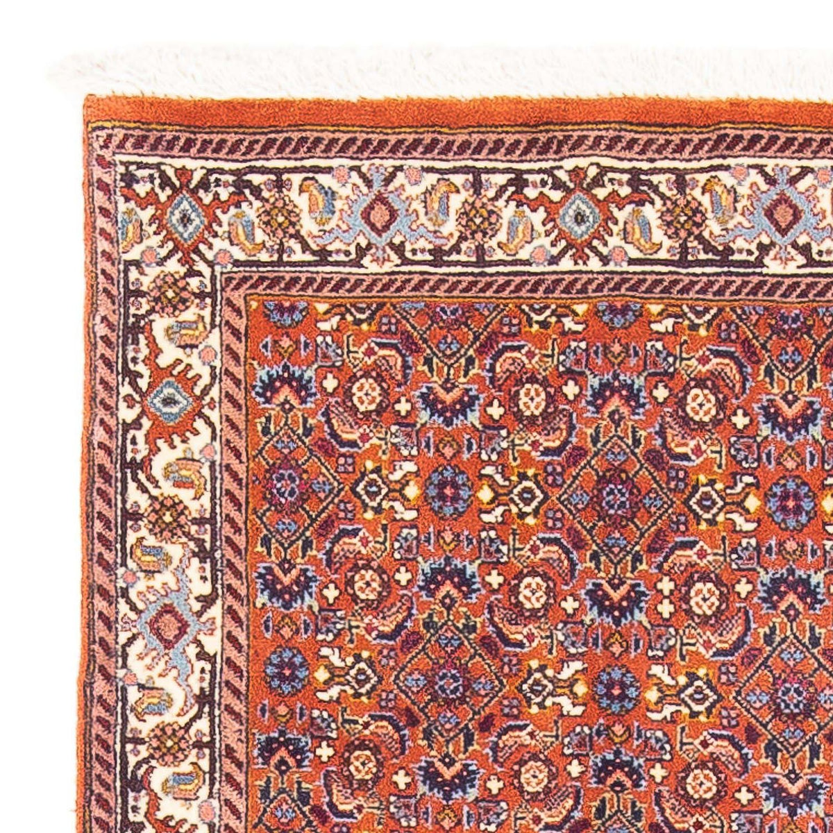 Tapis persan - Bidjar - 132 x 87 cm - rouge