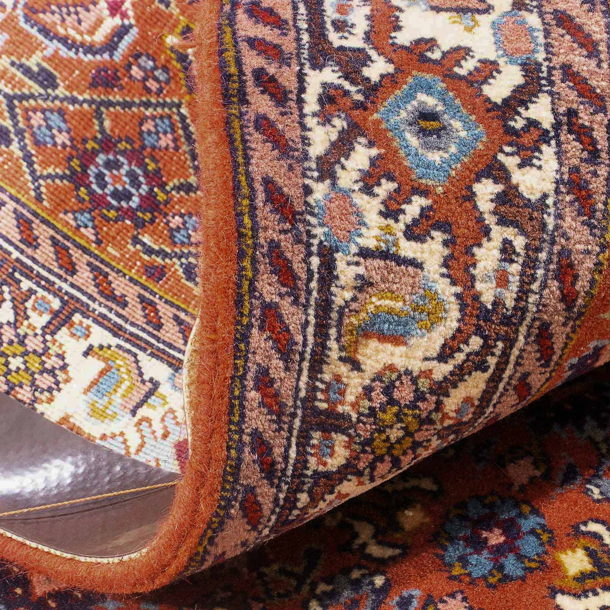 Tapis persan - Bidjar - 132 x 87 cm - rouge