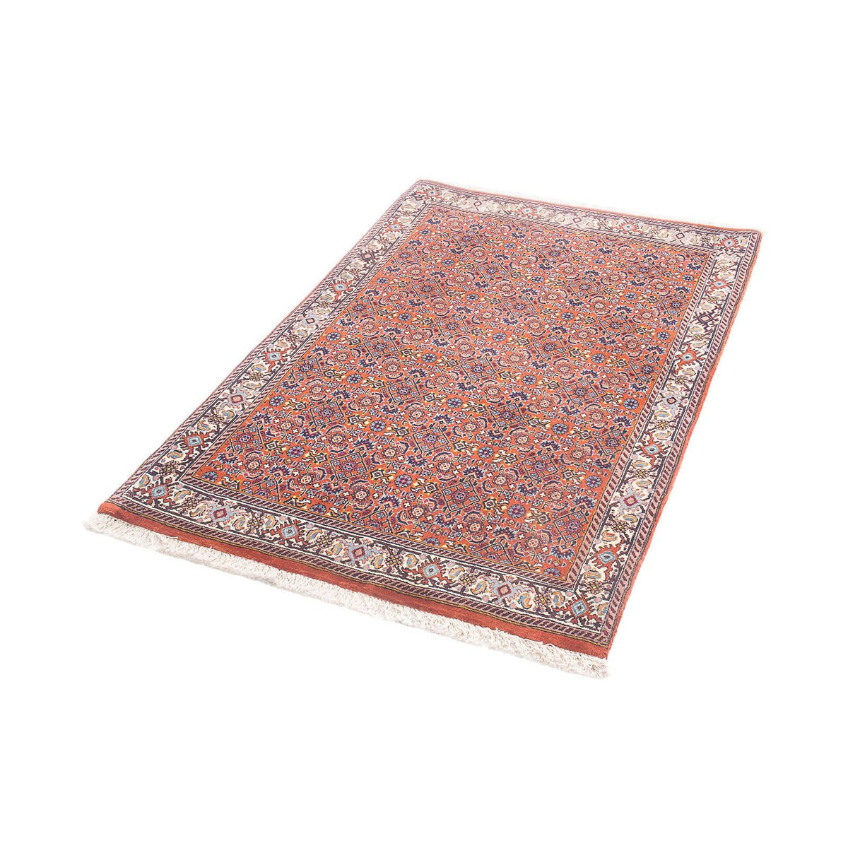 Tapis persan - Bidjar - 132 x 87 cm - rouge