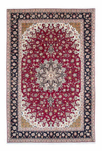 Tapis persan - Tabriz - Royal - 308 x 203 cm - rouge foncé