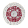 Nain Tapis 295x295cm - Tapis persan - Rond / Rouge foncé / 295 x 295 cm Rond