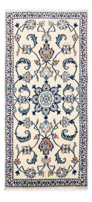 Tapis persan - Nain - 135 x 67 cm - beige