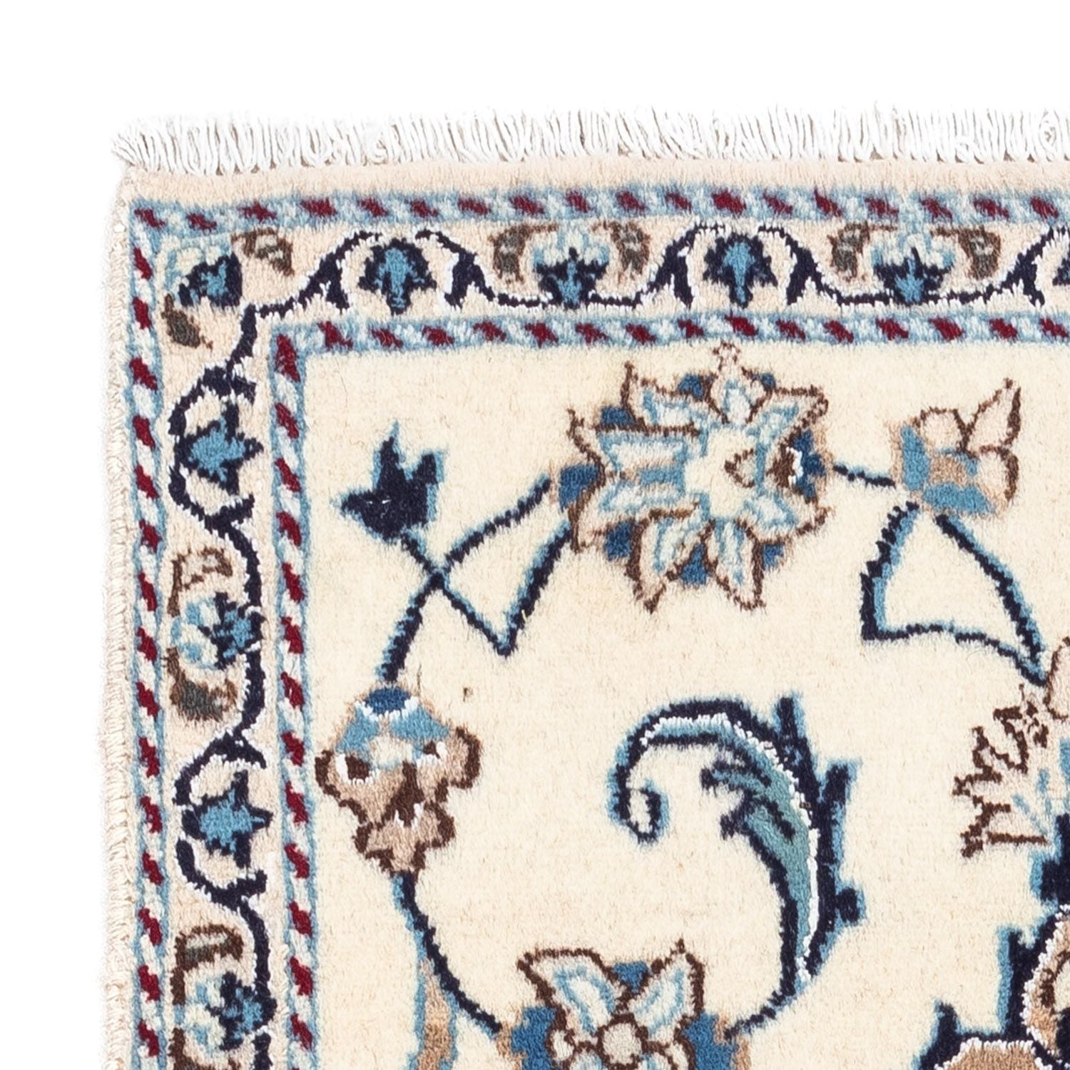 Tapis persan - Nain - 135 x 67 cm - beige