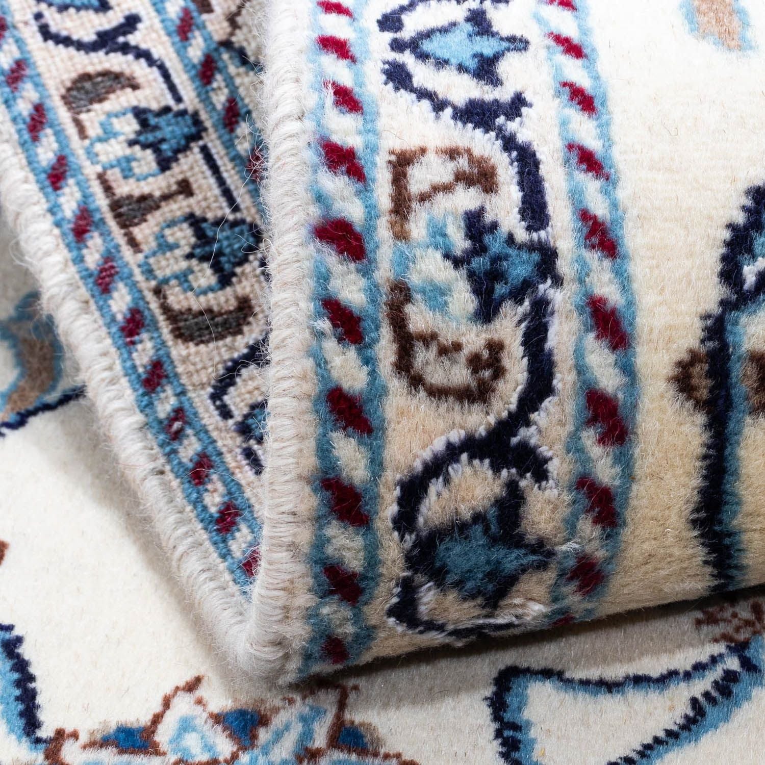 Tapis persan - Nain - 135 x 67 cm - beige