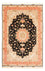 Tapis persan - Tabriz - 297 x 198 cm - bleu foncé