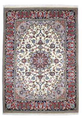 Tapis persan - Ghom - 253 x 180 cm - beige