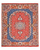 Tapis persan - Ghom - 111 x 93 cm - rouille