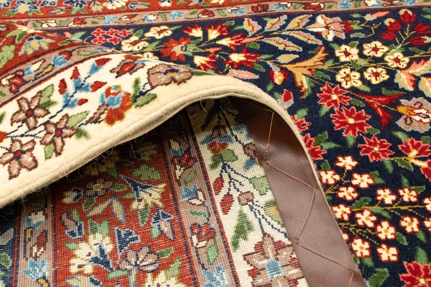Tapis persan - Ghom - 163 x 103 cm - rouge