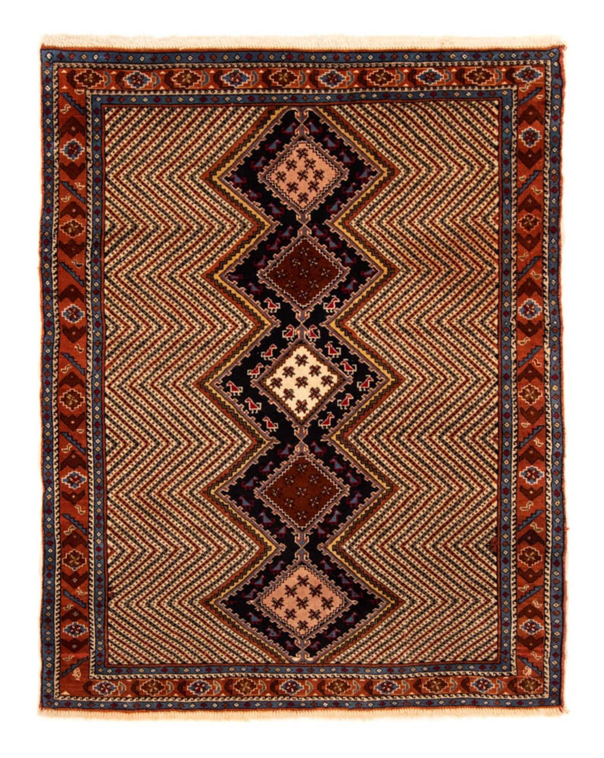 Tapis Belutsch - 156 x 120 cm - rouille