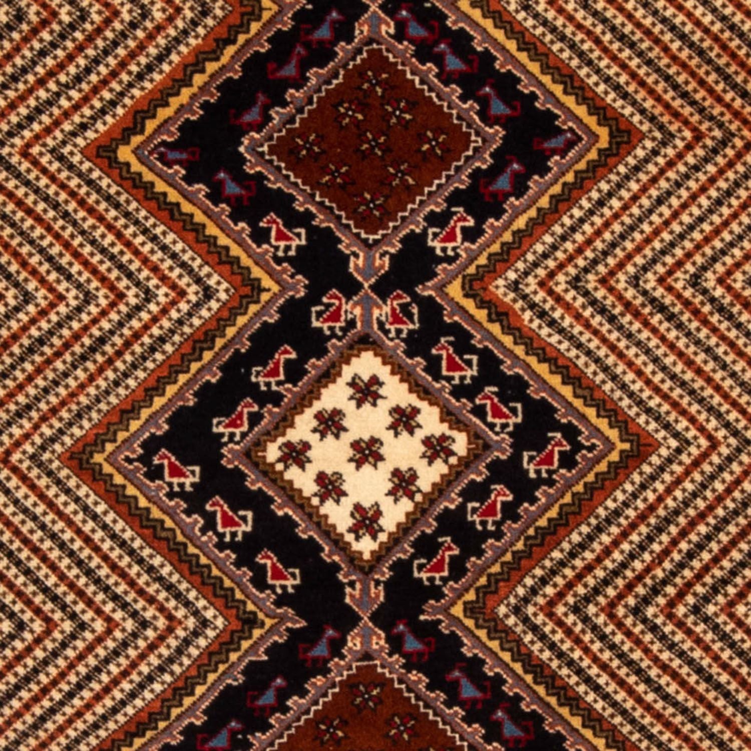 Tapis Belutsch - 156 x 120 cm - rouille