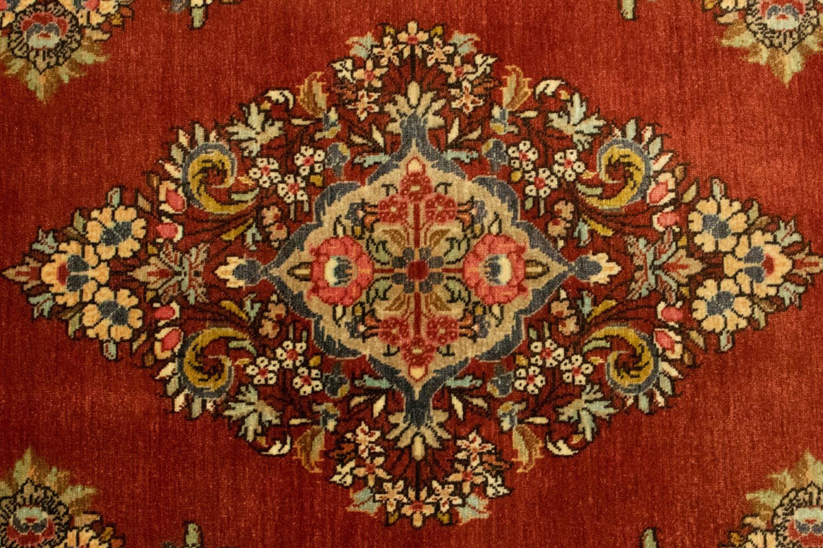 Tapis persan - Ghom - 144 x 100 cm - rouille