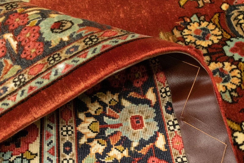 Tapis persan - Ghom - 144 x 100 cm - rouille