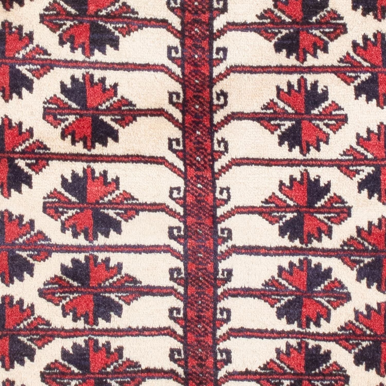 Tapis Belutsch - 136 x 89 cm - rouge