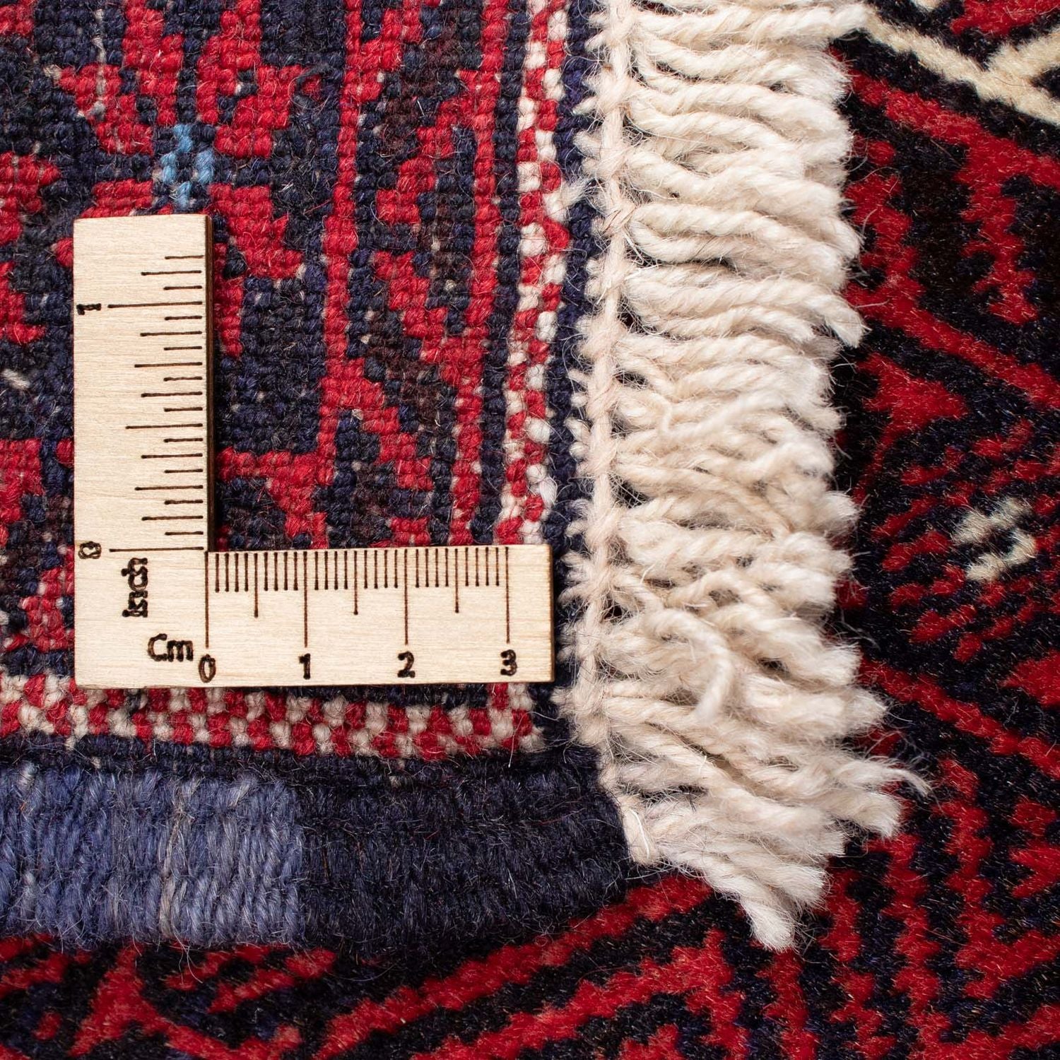 Tapis Belutsch - 136 x 89 cm - rouge