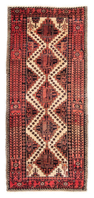 Tapis de couloir Tapis Belutsch - 238 x 100 cm - rouge clair