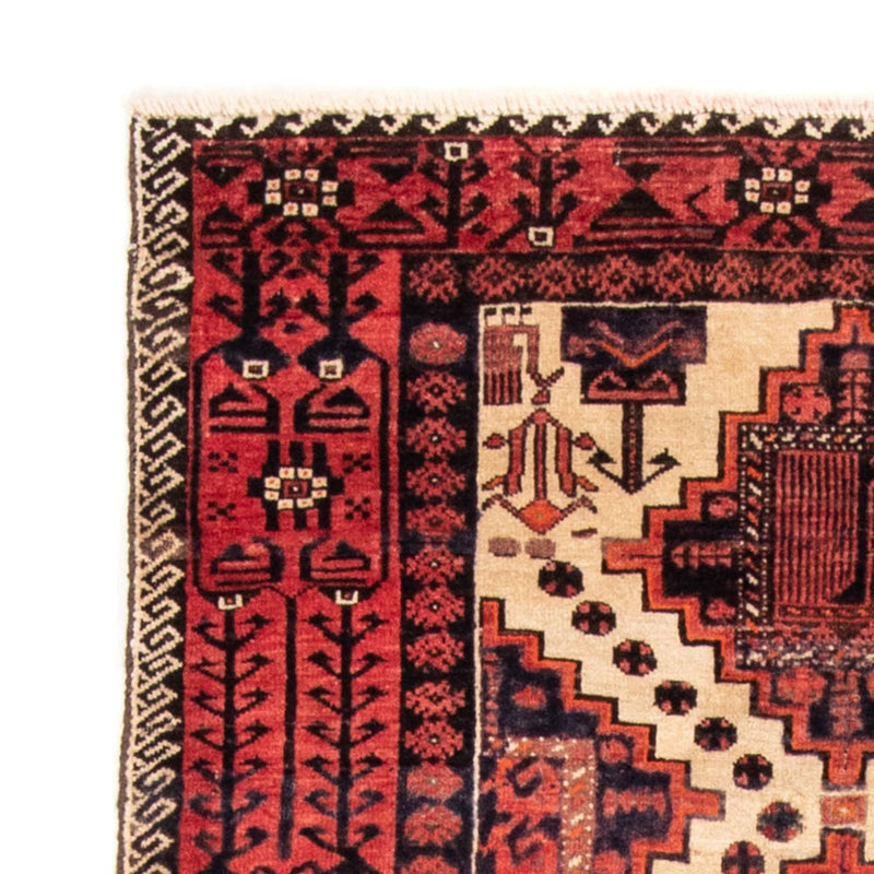 Tapis de couloir Tapis Belutsch - 238 x 100 cm - rouge clair