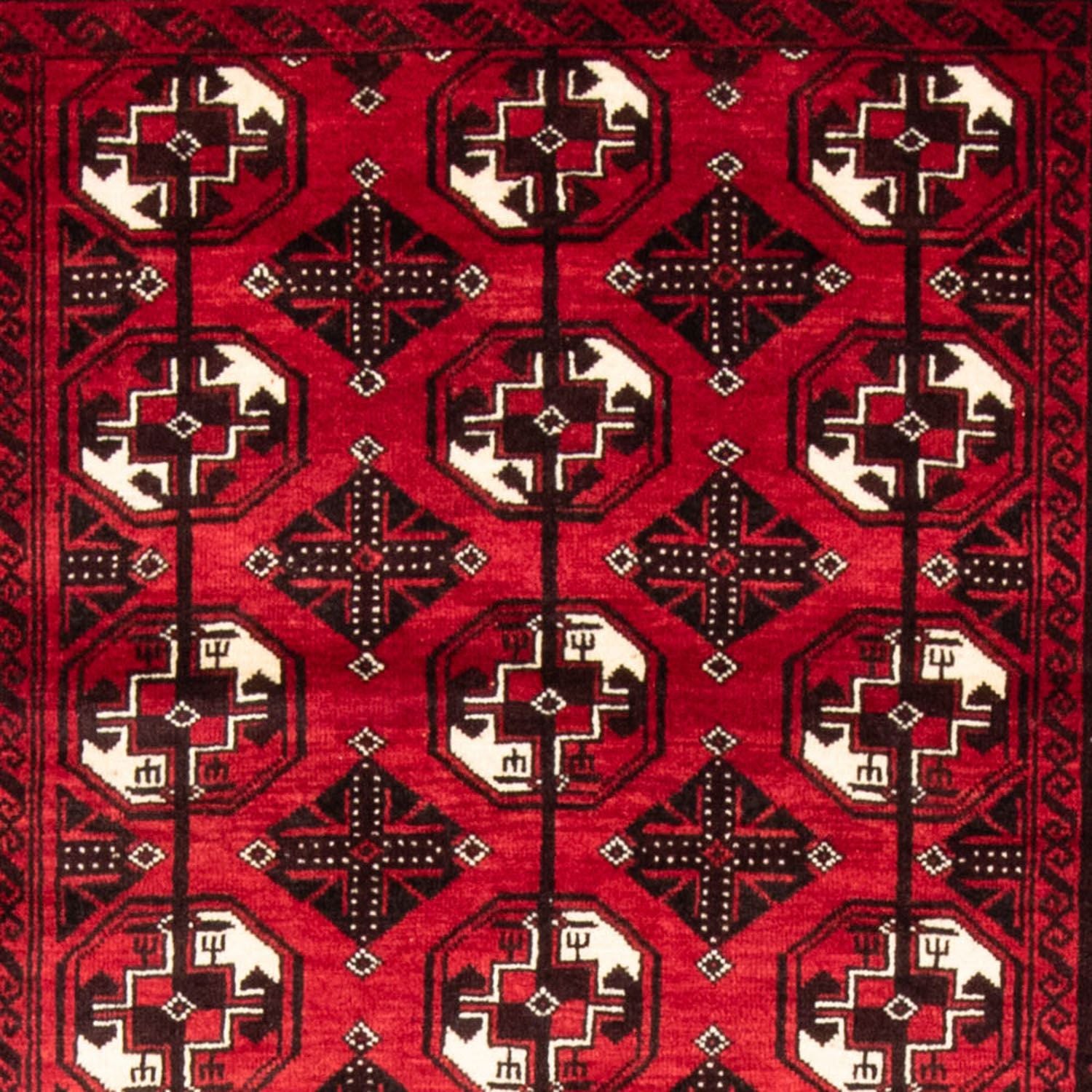Tapis de couloir Tapis Belutsch - 202 x 110 cm - rouge foncé