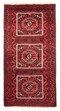 Tapis de couloir Tapis Belutsch - 222 x 112 cm - rouge