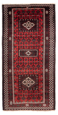 Tapis de couloir Tapis Belutsch - 236 x 118 cm - rouge