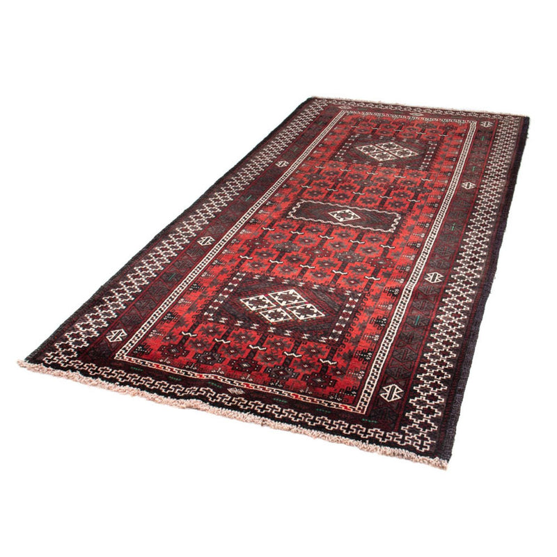 Tapis de couloir Tapis Belutsch - 236 x 118 cm - rouge