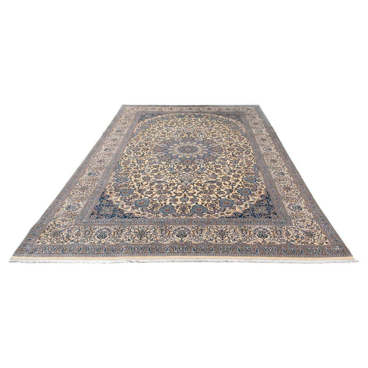 Tapis persan - Nain - Premium - 360 x 244 cm - beige