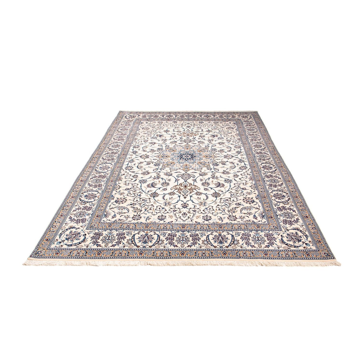 Tapis persan - Nain - Premium - 257 x 172 cm - beige