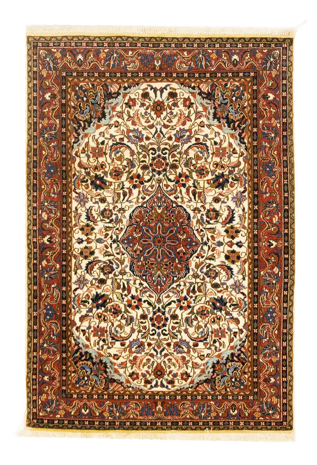 Tapis persan - Nomadic - 158 x 103 cm - beige