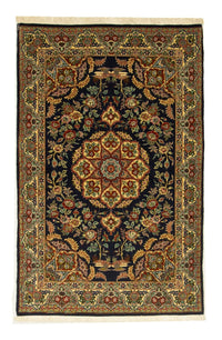 Tapis persan - Ghom - 170 x 108 cm - noir