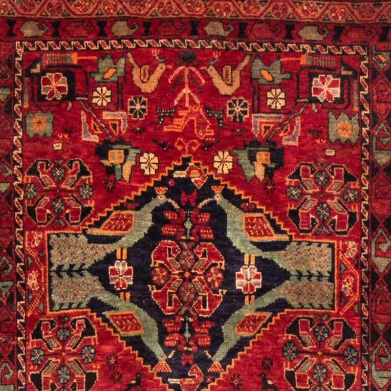 Tapis de couloir Tapis Belutsch - 200 x 100 cm - rouge