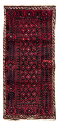 Tapis de couloir Tapis Belutsch - 222 x 110 cm - rouge foncé