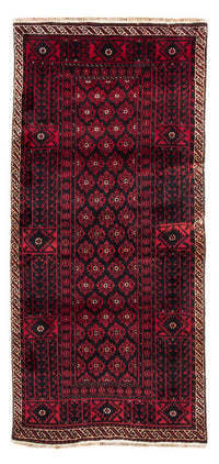 Tapis de couloir Tapis Belutsch - 222 x 110 cm - rouge foncé