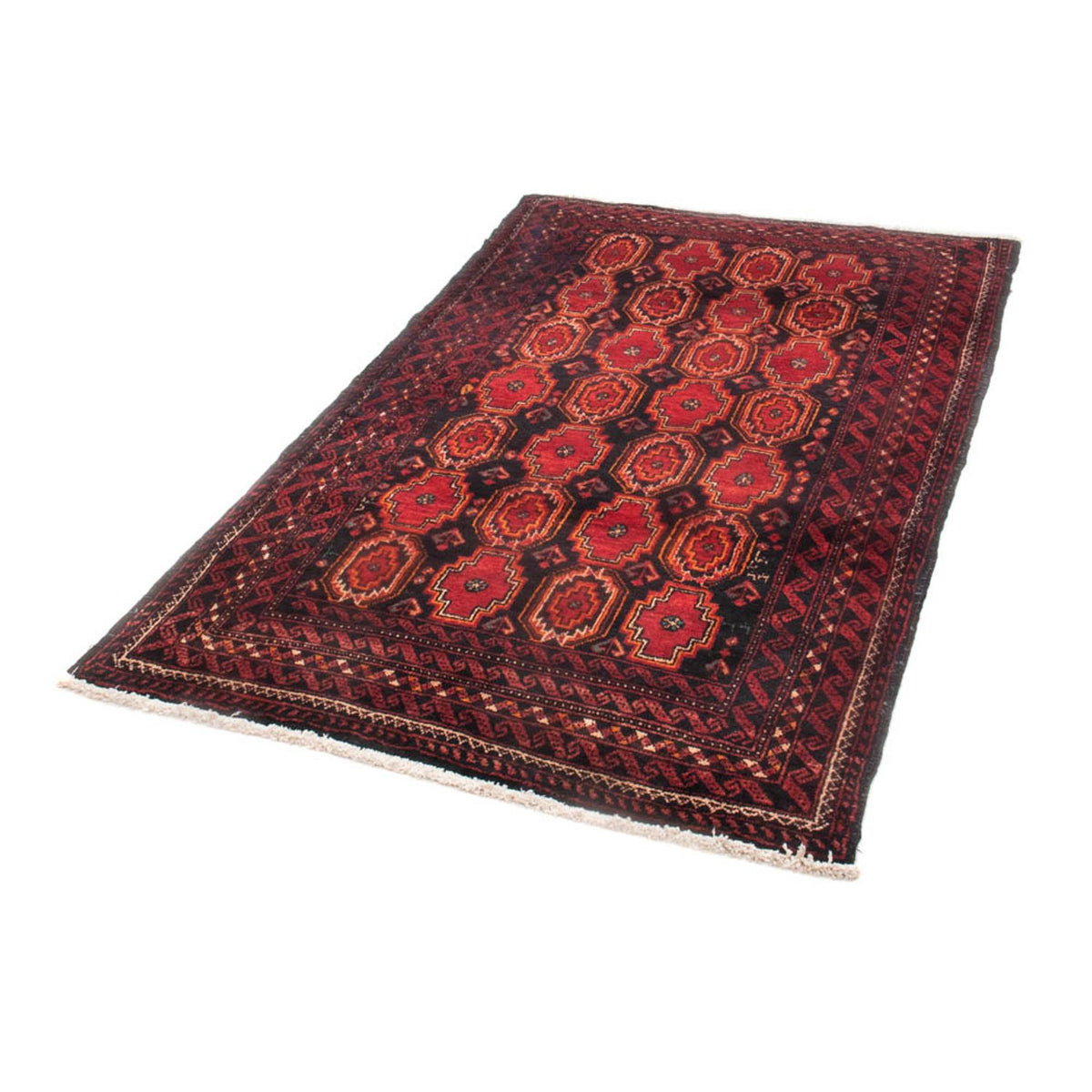 Tapis de couloir Tapis Belutsch - 185 x 110 cm - rouge foncé