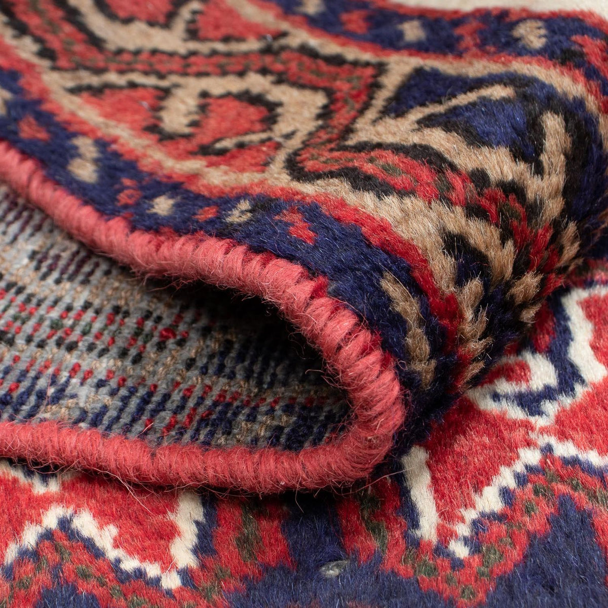 Tapis persan - Nomadic - 128 x 71 cm - rouge