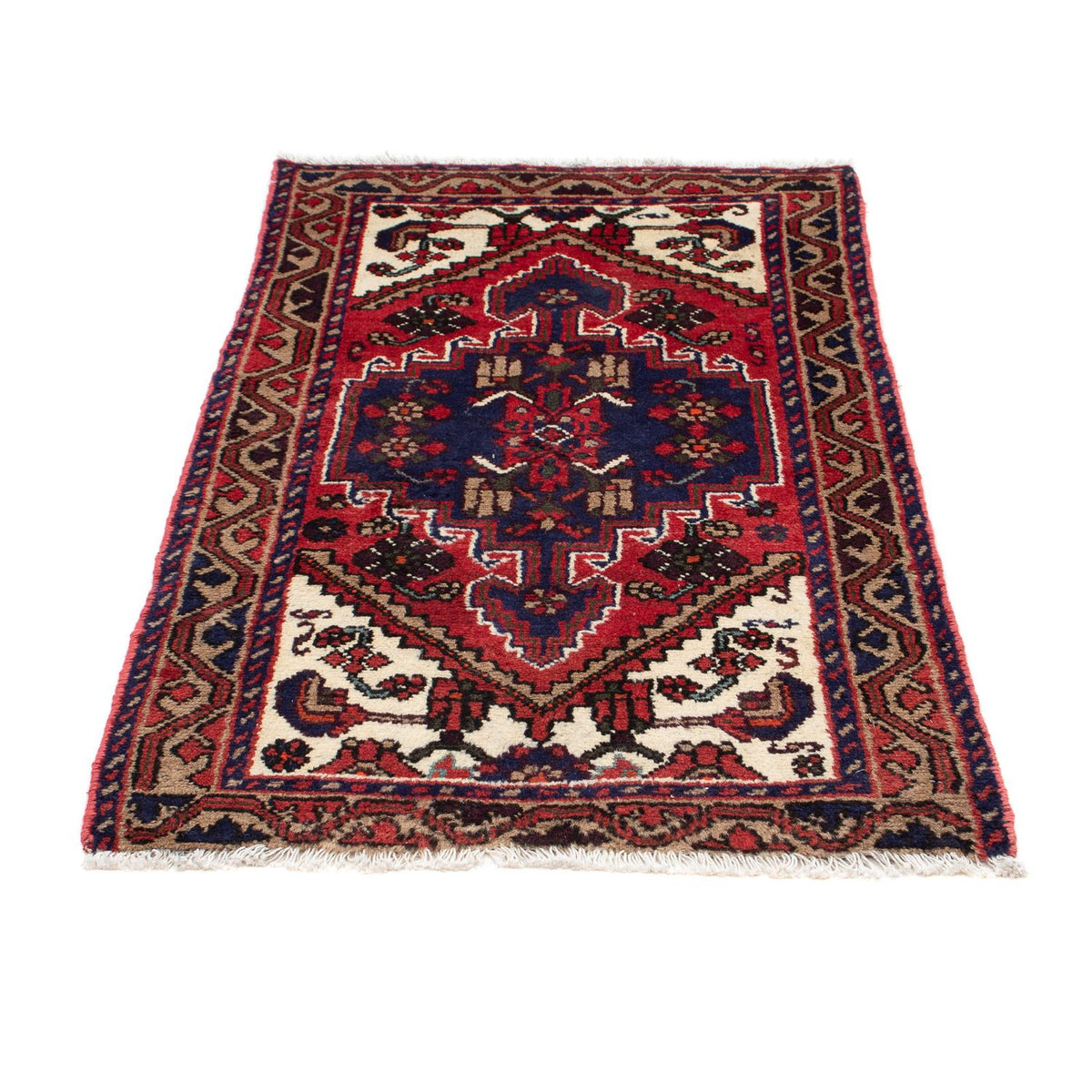 Tapis persan - Nomadic - 128 x 71 cm - rouge