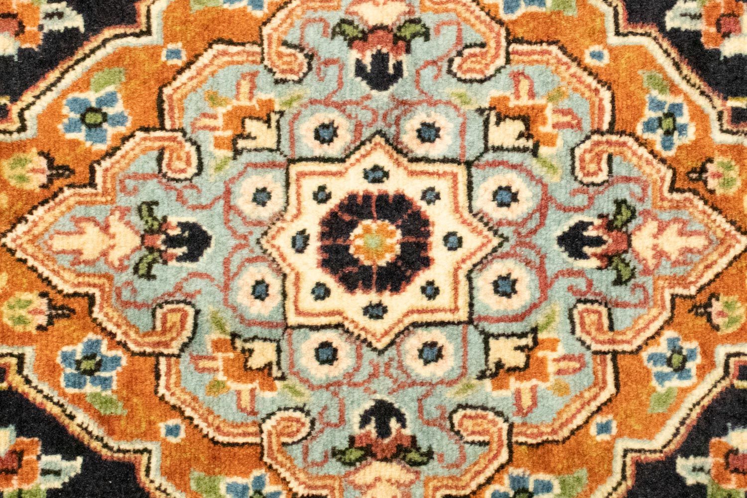 Tapis persan - Nomadic - 136 x 73 cm - bleu foncé