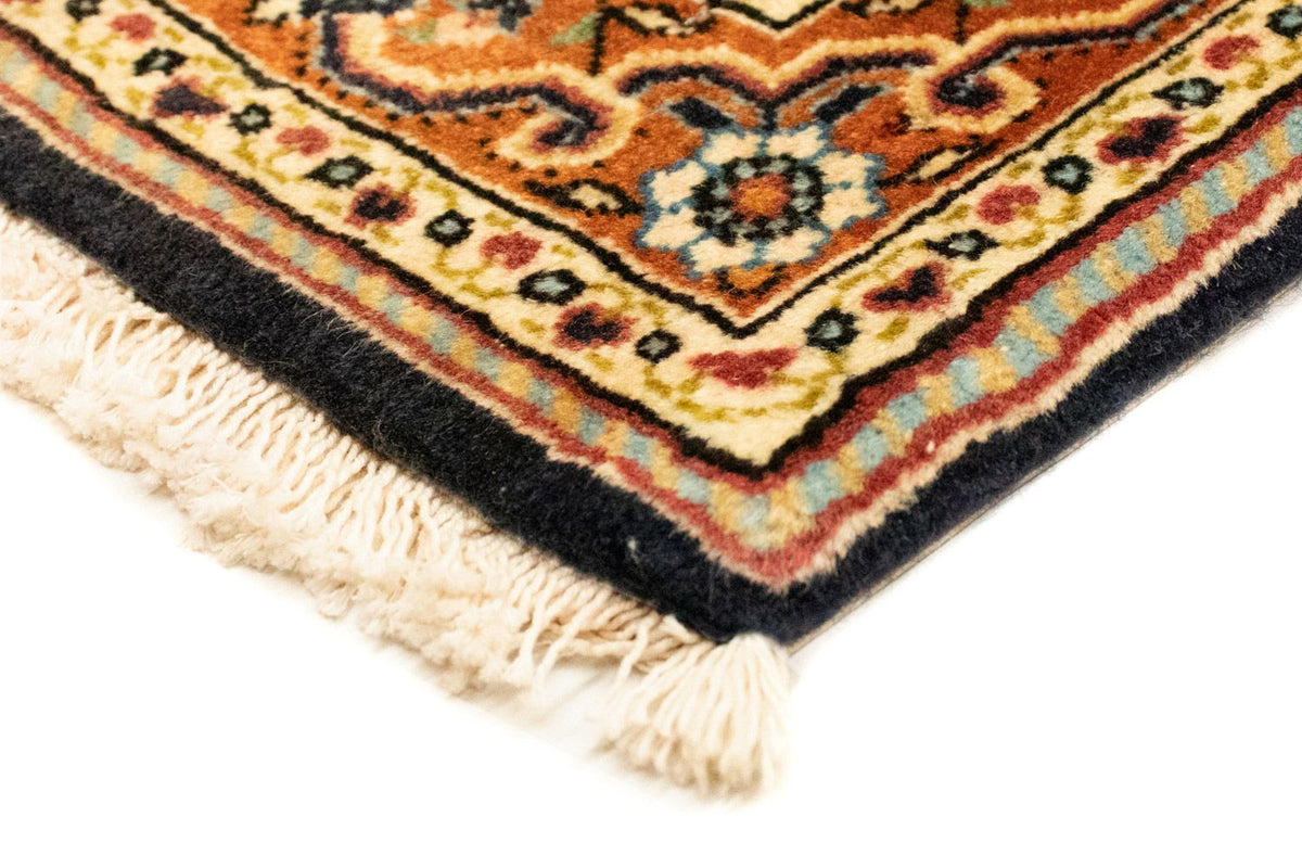 Tapis persan - Nomadic - 136 x 73 cm - bleu foncé