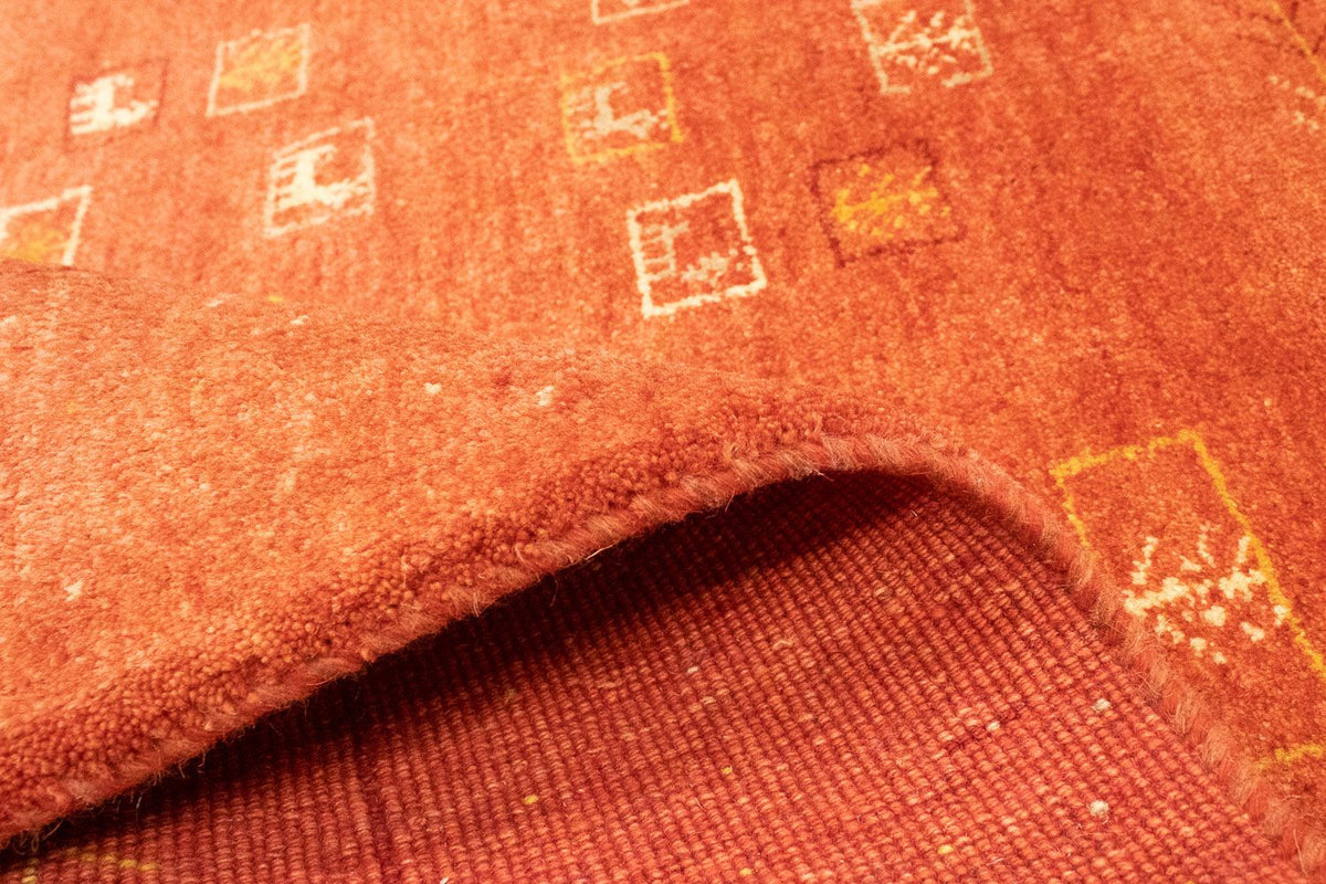 Tapis Gabbeh - Persan - 192 x 149 cm - rouge