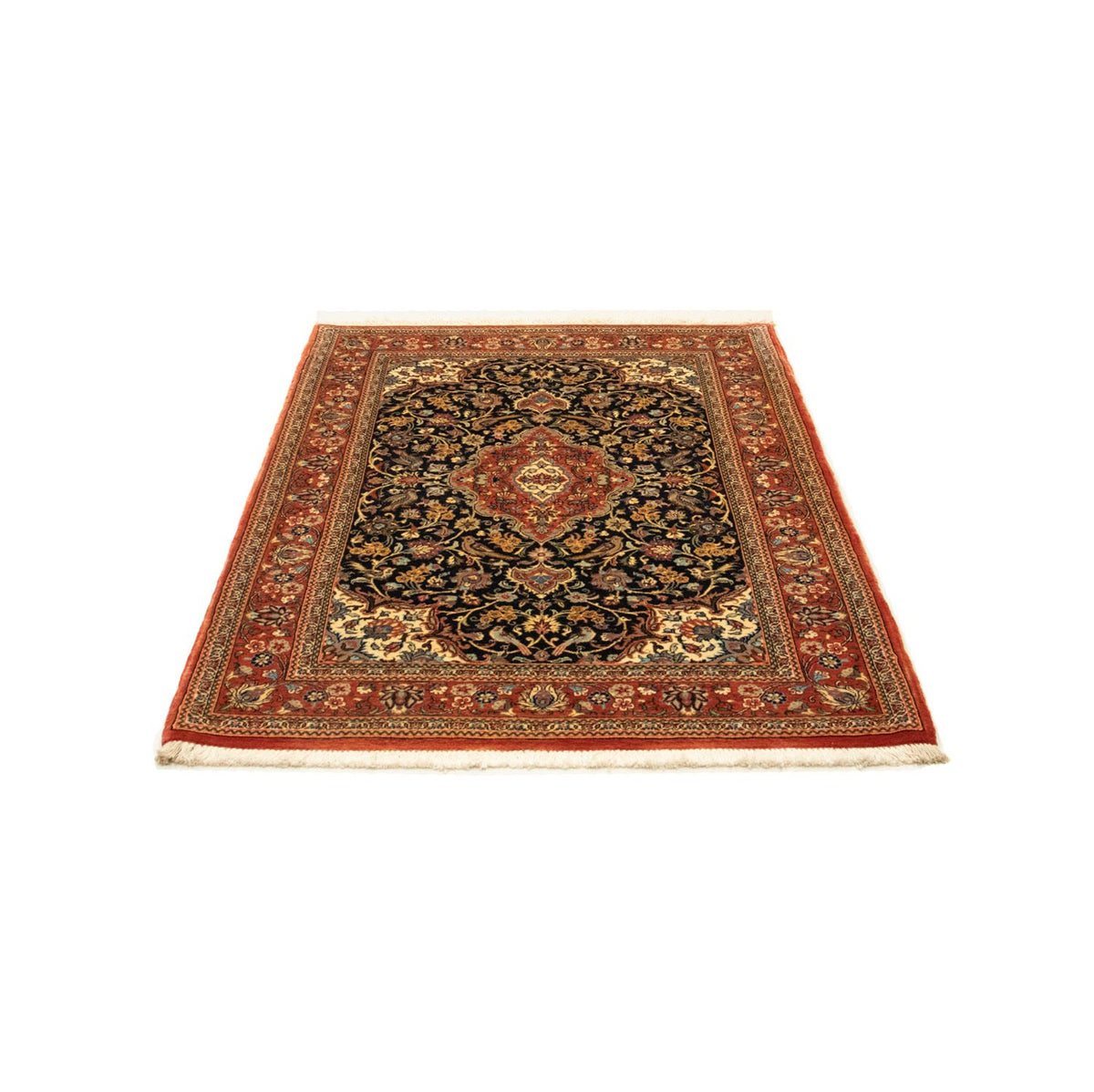 Tapis persan - Ghom - 151 x 103 cm - noir