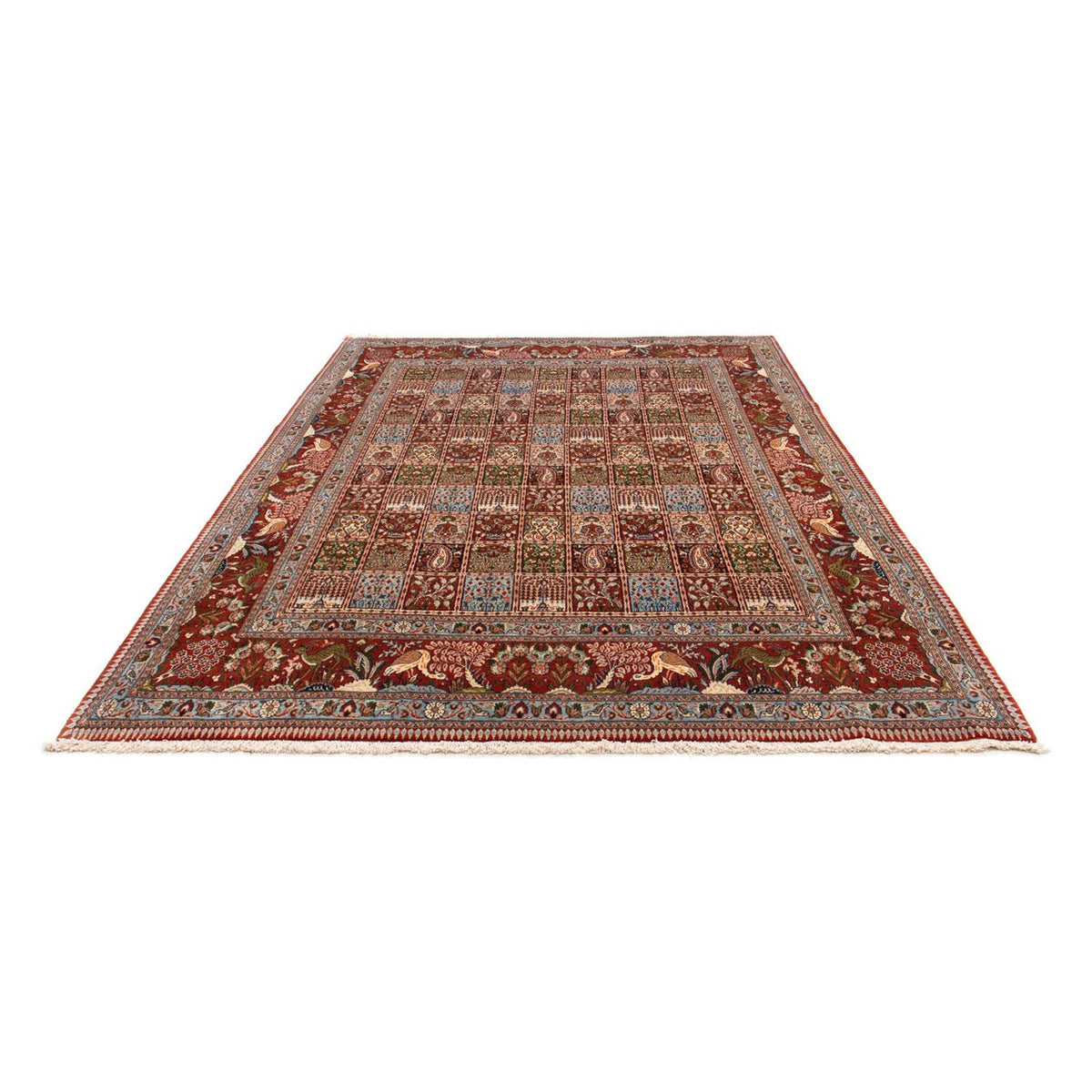 Tapis persan - Classique - 297 x 206 cm - rouge foncé