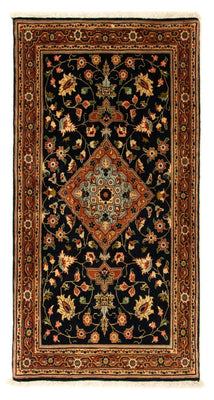 Tapis persan - Nomadic - 138 x 72 cm - noir