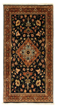 Tapis persan - Nomadic - 138 x 72 cm - noir