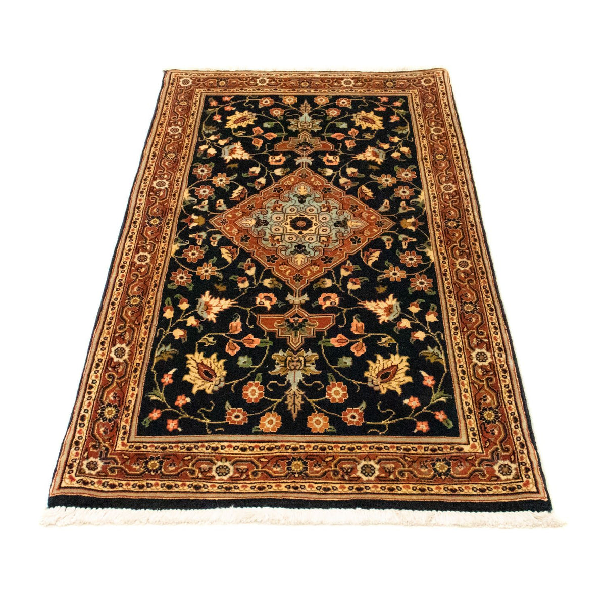 Tapis persan - Nomadic - 138 x 72 cm - noir