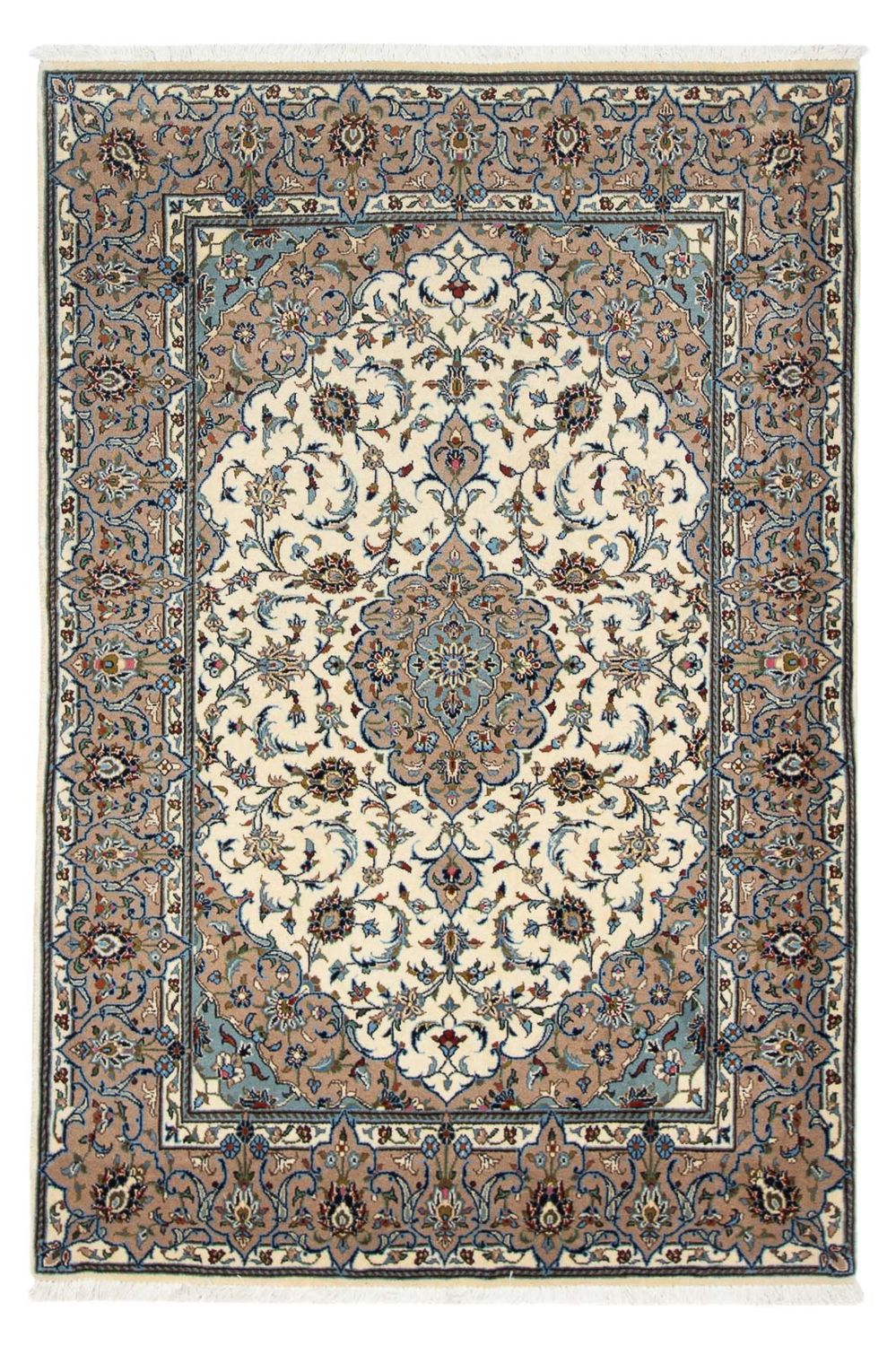 Tapis persan - Keshan - 172 x 110 cm - beige